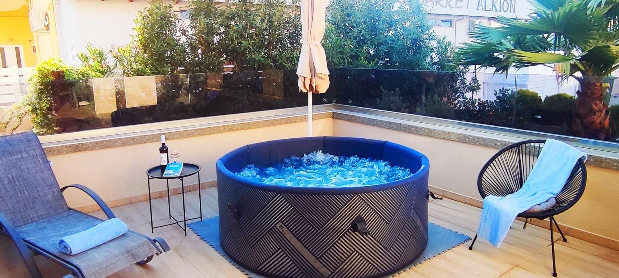 Βίλα Luxury Eva-mari With Jacuzzi, 50m From The Σταλός